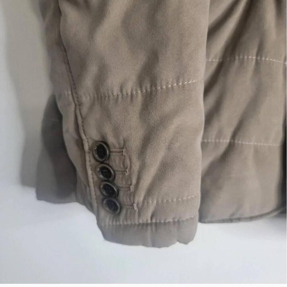 Cc Collection O. Wear Corneliani Suede Sueretto Jacket taupe sz 44 - Picture 3 of 16